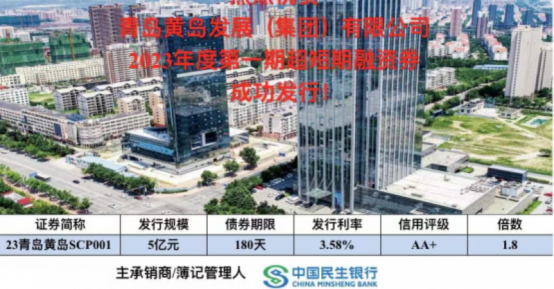 黃發集團成功發行5億元超短期融資券